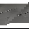 Mexen Kioto-R ścianka prysznicowa zaokrąglona Walk-in 110 x 200 cm, transparent 8 mm, gun metal - 800-110-101-95-06