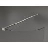 Mexen Kioto-R ścianka prysznicowa zaokrąglona Walk-in 80 x 200 cm, transparent 8 mm, nikiel szczotkowany - 800-080-101-97-06