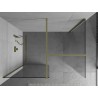 Mexen Kioto ścianka prysznicowa Walk-in 100 x 85 cm, transparent, złota szczotkowana - 800-100-202-55-00-085