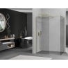 Mexen Kioto ścianka prysznicowa Walk-in 140 x 110 cm, transparent, złota szczotkowana - 800-140-202-55-00-110