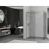Mexen Kioto ścianka prysznicowa Walk-in 145 x 120 cm, transparent, złota szczotkowana - 800-145-202-55-00-120