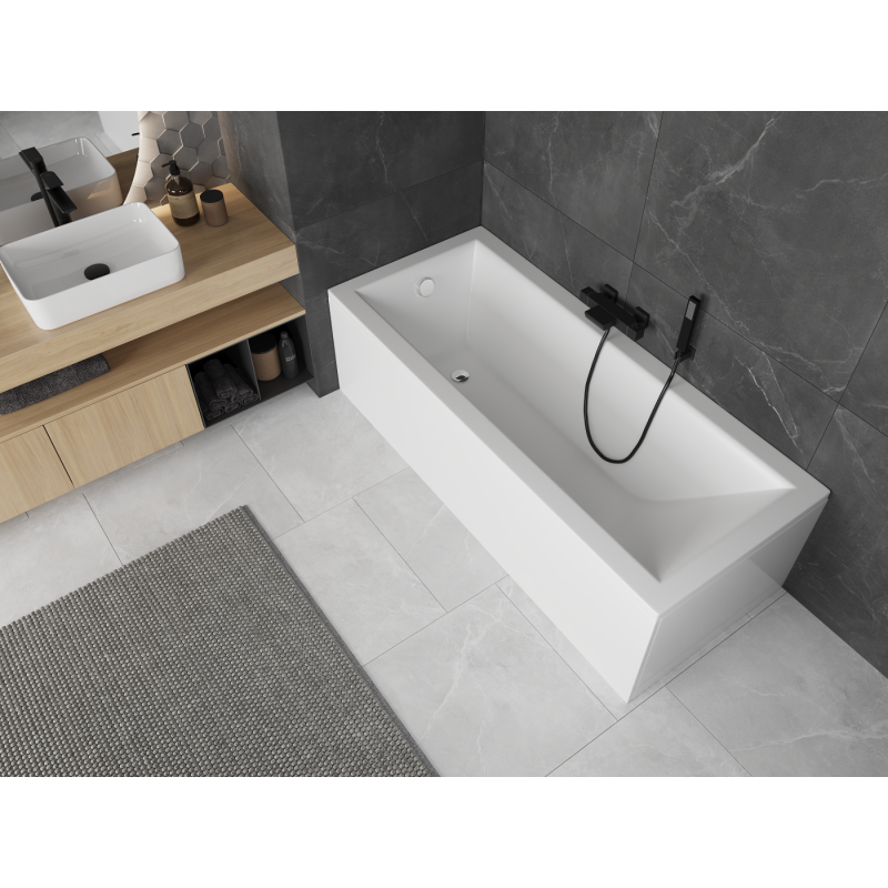 Mexen Cubik wanna prostokątna 170 x 70 cm z obudową, biała - 55031707000X