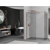 Mexen Kioto ścianka prysznicowa Walk-in 140 x 70 cm, transparent, różowe złoto - 800-140-202-60-00-070