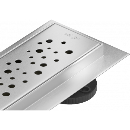 Mexen Flat 360° M12 odpływ liniowy obrotowy 90 cm, inox - 1021090-40