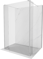Mexen Kioto ścianka prysznicowa wolnostojąca 160 x 30 x 30 cm, transparent, chrom - 800-160-030-222-01-00-030