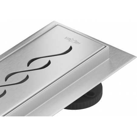 Mexen Flat 360° M18 odpływ liniowy obrotowy 90 cm, inox - 1023090-40