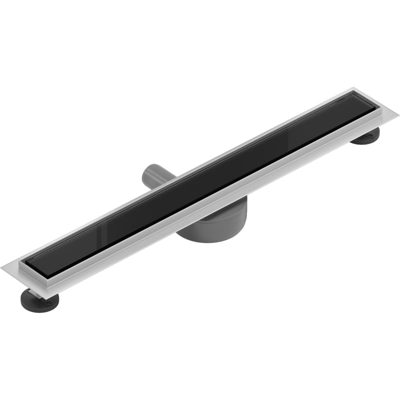 Mexen Flat 360° MGB odpływ liniowy obrotowy 50 cm, czarne szkło - 1026050-40