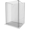 Mexen Kioto ścianka prysznicowa wolnostojąca 125 x 30 x 30 cm, transparent, gun metal - 800-125-030-222-95-00-030