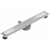 Mexen Flat 360° MGW odpływ liniowy obrotowy 50 cm, białe szkło - 1027050-40