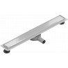 Mexen Flat 360° MGW odpływ liniowy obrotowy 50 cm, białe szkło - 1027050-40