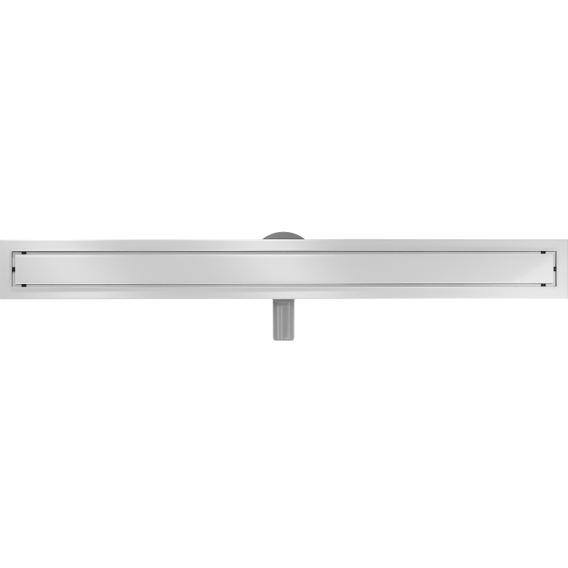Mexen Flat 360° MGW odpływ liniowy obrotowy 90 cm, białe szkło - 1027090-40