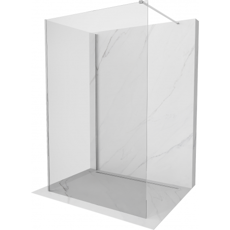Mexen Kioto ścianka prysznicowa Walk-in 120 x 75 cm, transparent, chrom - 800-120-212-01-00-075