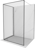 Mexen Kioto ścianka prysznicowa Walk-in 120 x 70 cm, czarna ramka, chrom - 800-120-212-01-70-070