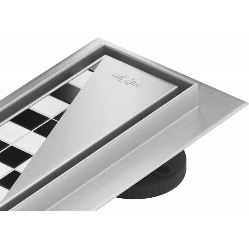 Mexen Flat M13 odpływ liniowy 2w1 80 cm, inox - 1010080-15