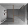 Mexen Kioto ścianka prysznicowa Walk-in 120 x 85 cm, transparent, miedź szczotkowana - 800-120-202-65-00-085