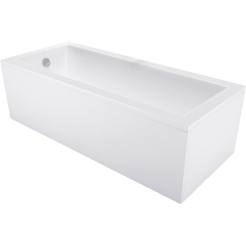 Mexen Cubik wanna prostokątna 160 x 70 cm z obudową, biała - 55031607000X