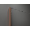 Mexen Kioto ścianka prysznicowa Walk-in 150 x 120 cm, transparent, miedź szczotkowana - 800-150-202-65-00-120