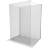 Mexen Kioto ścianka prysznicowa Walk-in 100 x 95 cm, transparent, biała - 800-100-212-20-00-095