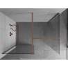 Mexen Kioto ścianka prysznicowa Walk-in 170 x 90 cm, transparent, miedź szczotkowana - 800-170-202-65-00-090