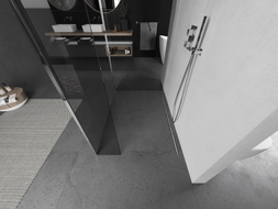 Mexen Kioto ścianka prysznicowa Walk-in 140 x 95 x 40 cm, transparent, chrom - 800-140-095-221-01-00-040