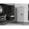 Mexen Kioto ścianka prysznicowa Walk-in 105 x 90 cm, transparent, złota szczotkowana - 800-105-212-55-00-090