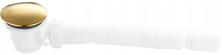 Mexen syfon do brodzika z osadnikiem, złoty - 49000-50