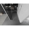 Mexen Kioto ścianka prysznicowa Walk-in 110 x 80 x 30 cm, transparent, biała - 800-110-080-221-20-00-030