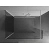 Mexen Kioto ścianka prysznicowa Walk-in 120 x 75 x 40 cm, transparent, biała - 800-120-075-221-20-00-040