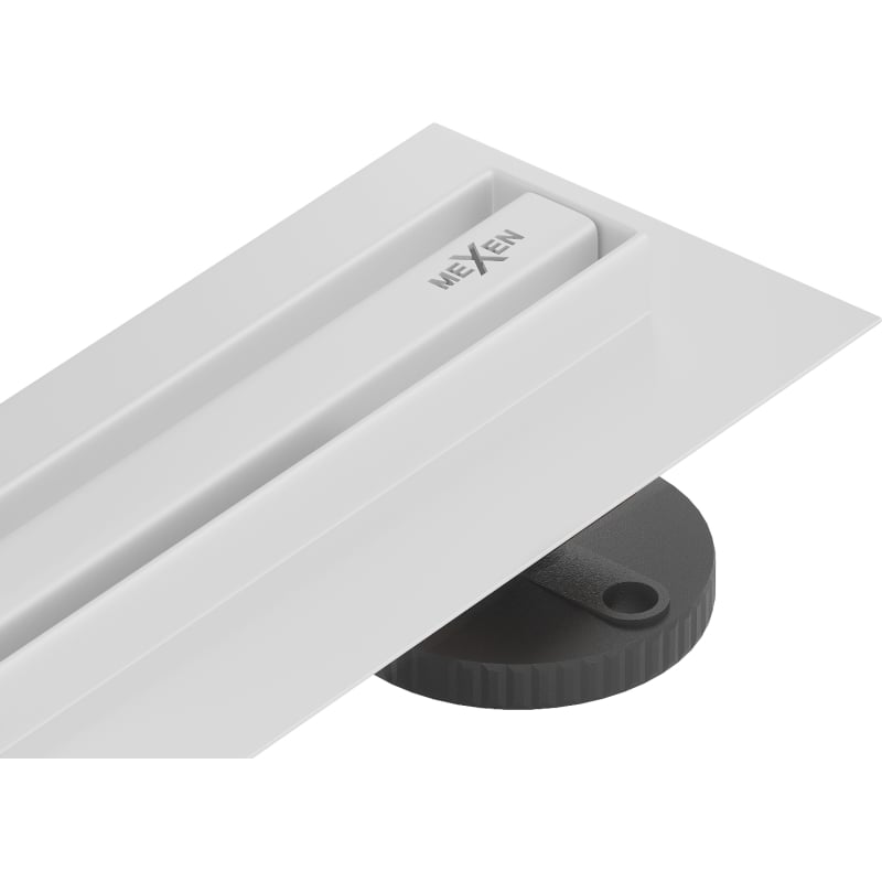 Mexen Flat 360° Slim odpływ liniowy obrotowy 90 cm, biały - 1241090