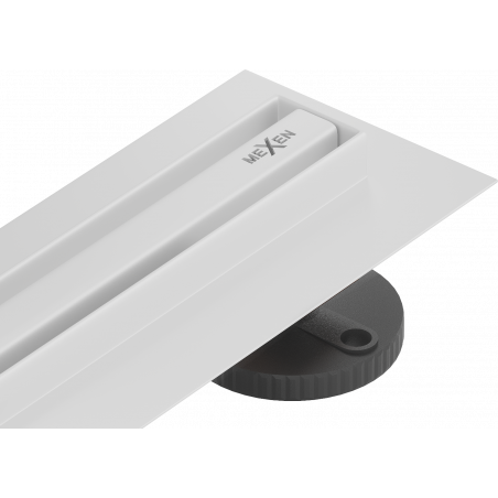 Mexen Flat 360° Slim odpływ liniowy obrotowy 90 cm, biały - 1241090