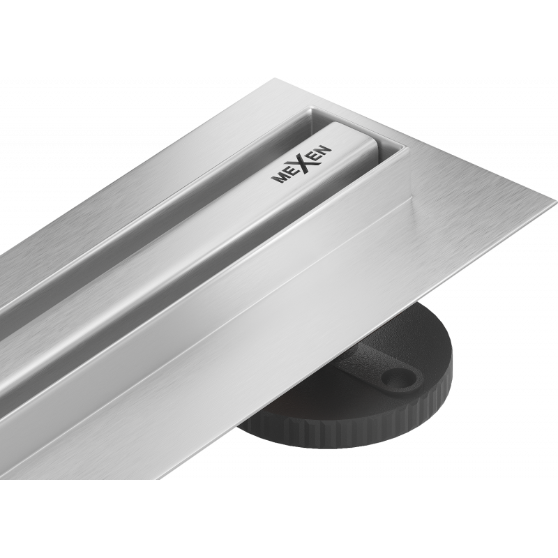 Mexen Flat 360° Slim odpływ liniowy obrotowy 120 cm, inox - 1041120