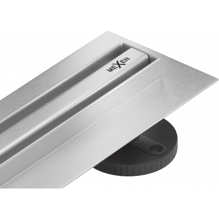 Mexen Flat 360° Slim odpływ liniowy obrotowy 110 cm, inox - 1041110