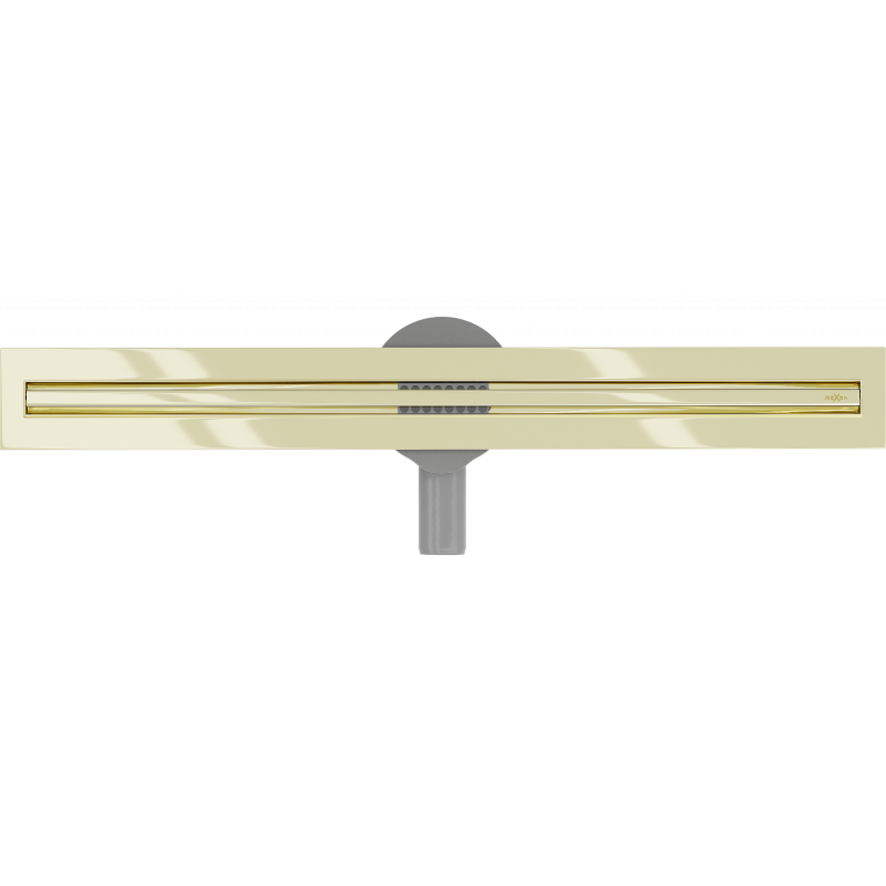 Mexen Flat 360° Slim odpływ liniowy obrotowy 60 cm, złoty - 1541060