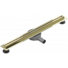 Mexen Flat 360° Slim odpływ liniowy obrotowy 60 cm, złoty - 1541060