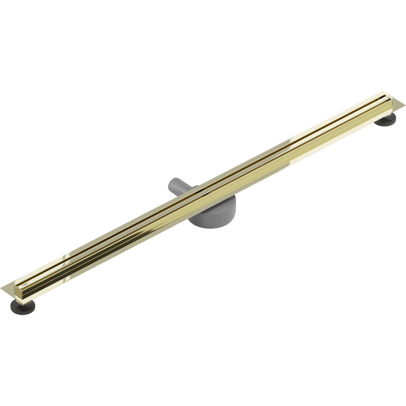 Mexen Flat 360° Slim odpływ liniowy obrotowy 110 cm, złoty - 1541110
