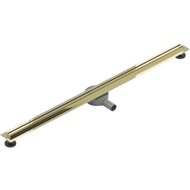 Mexen Flat 360° Slim odpływ liniowy obrotowy 110 cm, złoty - 1541110
