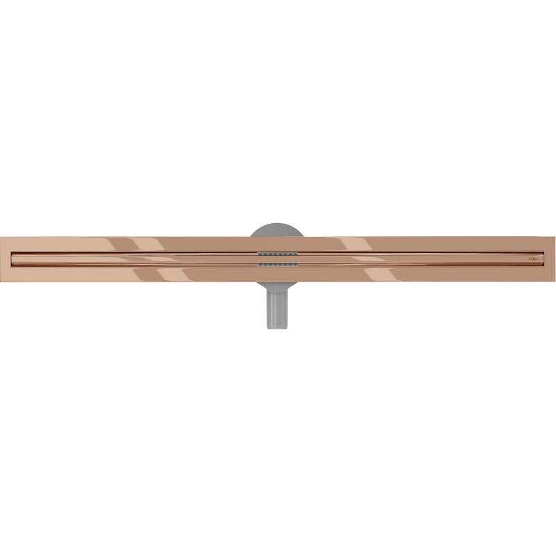 Mexen Flat 360° Slim odpływ liniowy obrotowy 80 cm, różowe złoto - 1641080
