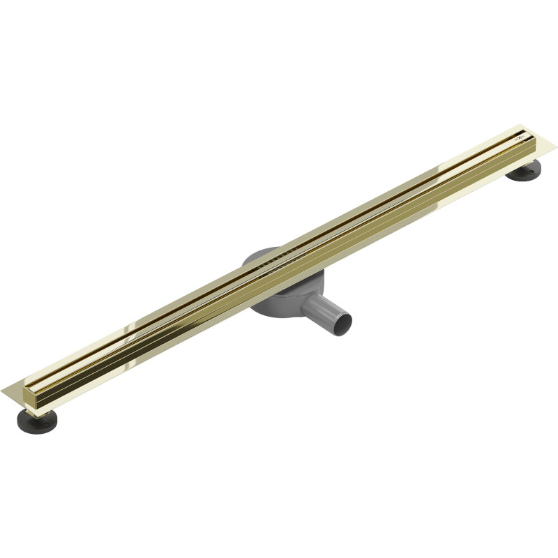 Mexen Flat 360° Slim odpływ liniowy obrotowy 90 cm, złoty - 1541090
