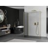 Mexen Kioto ścianka prysznicowa Walk-in 115 x 90 x 30 cm, transparent, złota - 800-115-090-221-50-00-030