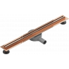 Mexen Flat 360° Slim odpływ liniowy obrotowy 70 cm, różowe złoto - 1641070