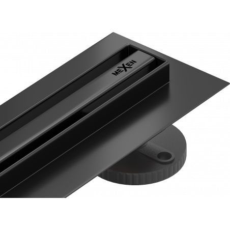 Mexen Flat 360° Slim odpływ liniowy obrotowy 120 cm, czarny - 1741120