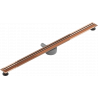 Mexen Flat 360° Slim odpływ liniowy obrotowy 120 cm, różowe złoto - 1641120