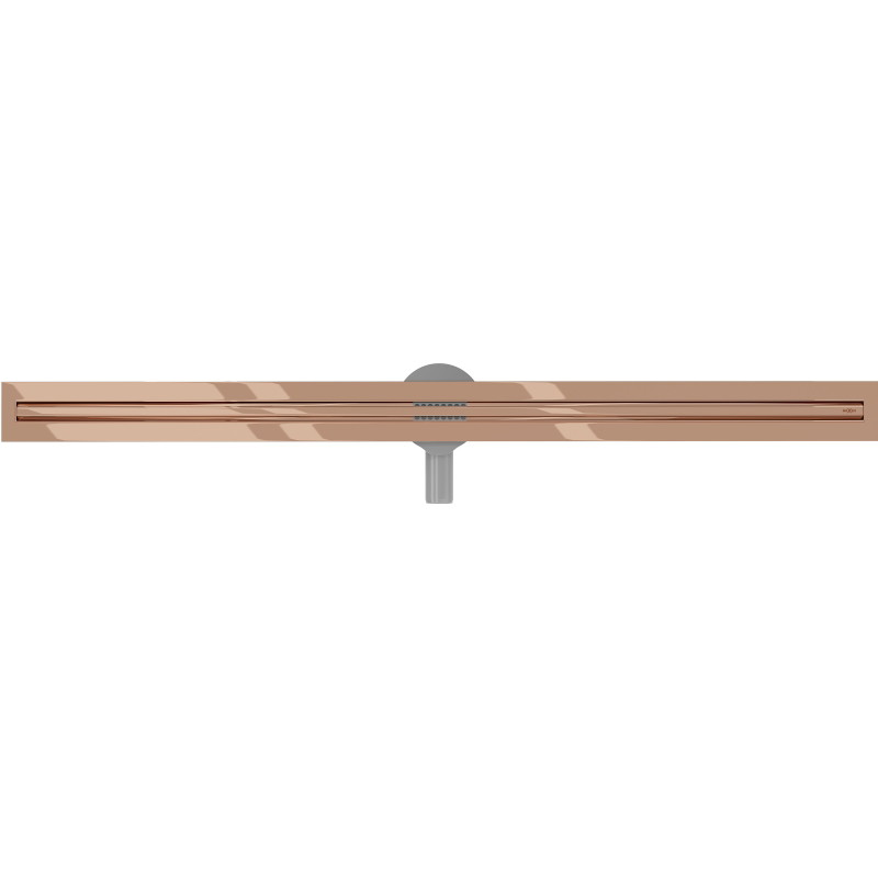 Mexen Flat 360° Slim odpływ liniowy obrotowy 120 cm, różowe złoto - 1641120