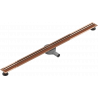 Mexen Flat 360° Slim odpływ liniowy obrotowy 120 cm, różowe złoto - 1641120