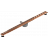 Mexen Flat 360° Slim odpływ liniowy obrotowy 110 cm, różowe złoto - 1641110