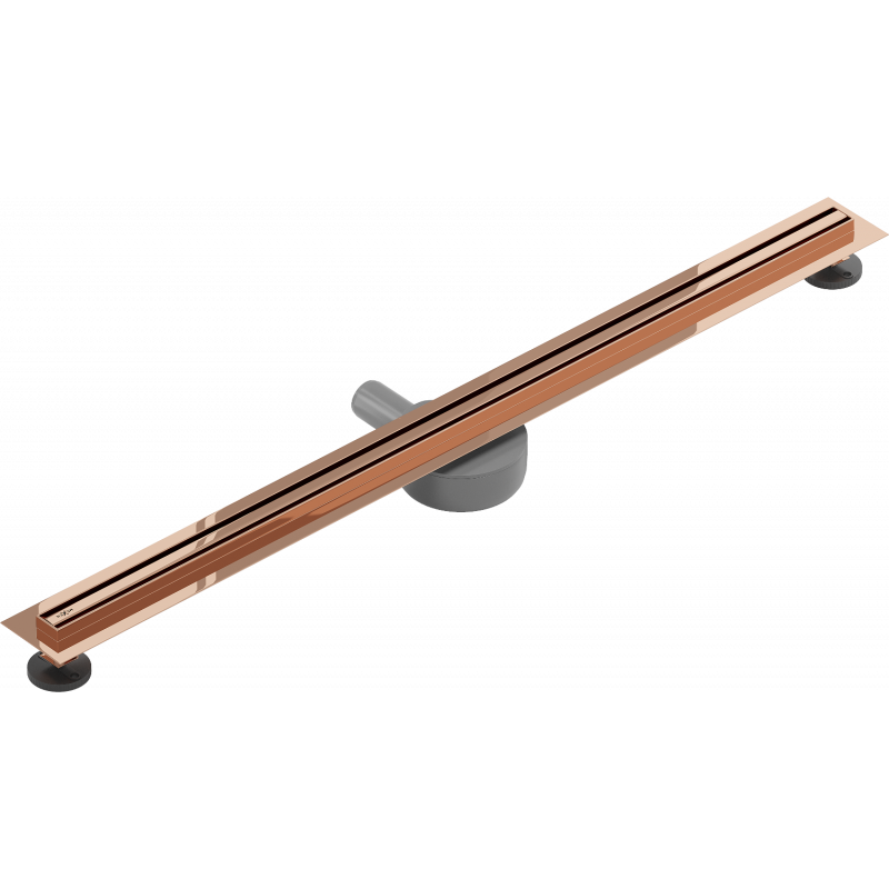 Mexen Flat 360° Slim odpływ liniowy obrotowy 100 cm, różowe złoto - 1641100