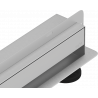Mexen Flat Wall odpływ liniowy ścienny 2w1 110 cm, inox - 1030110