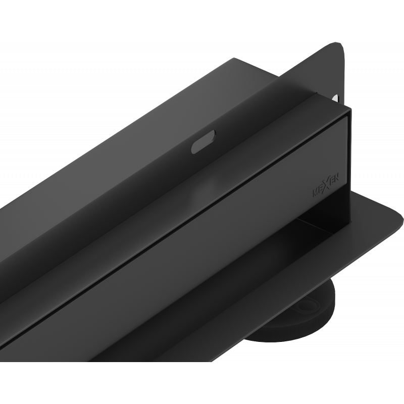 Mexen Flat Wall odpływ liniowy ścienny 2w1 70 cm, czarny - 1730070