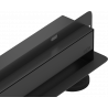 Mexen Flat Wall odpływ liniowy ścienny 2w1 70 cm, czarny - 1730070