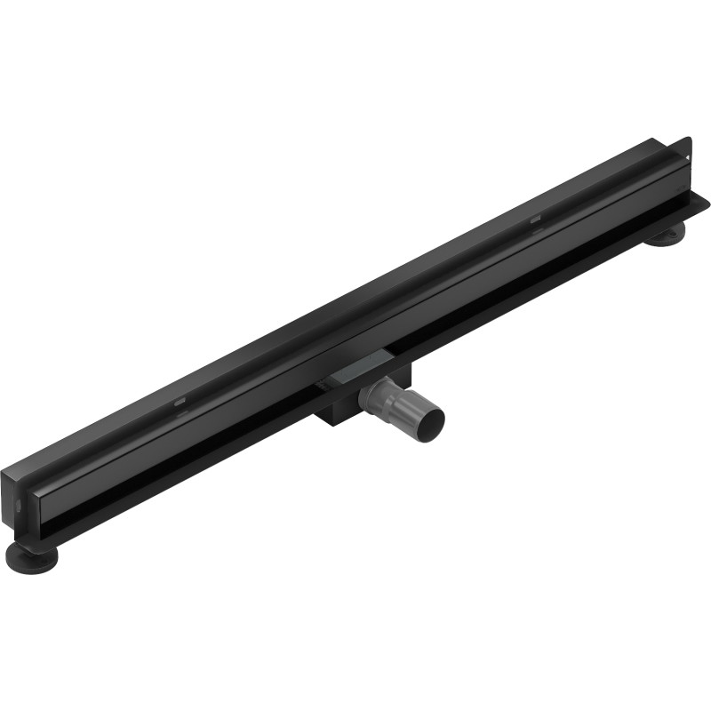 Mexen Flat Wall odpływ liniowy ścienny 2w1 90 cm, czarny - 1730090